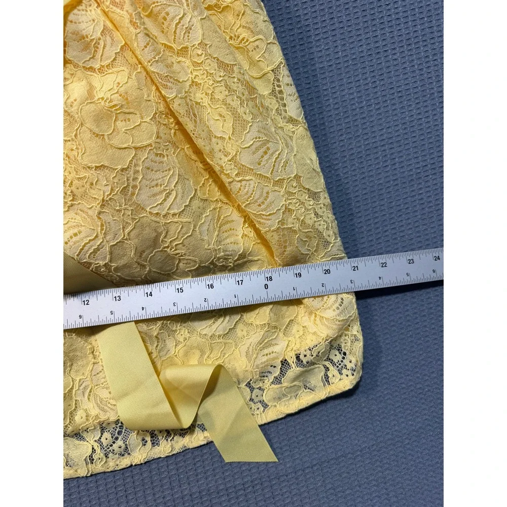 The Children's Place Lace Dress Girls 8 Butter Yellow